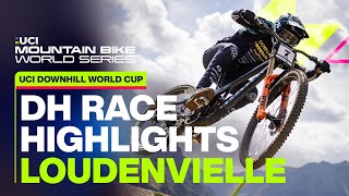 Loudenvielle Downhill Elite Men Race Highlights  UCI Mountain Bike Downhill World Cup [upl. by Torrell695]