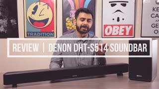 Review  Denon DHTS514 Soundbar With Wireless Subwoofer [upl. by Delacourt532]