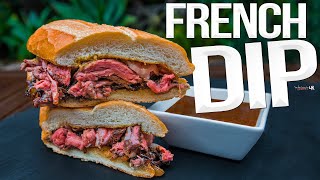 Ultimate French Dip Steak Sandwich  SAM THE COOKING GUY 4K [upl. by Aelanna]