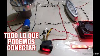 Como Instalar un Interruptor Luminoso 12V  LED Rocker Switch [upl. by Akkahs523]