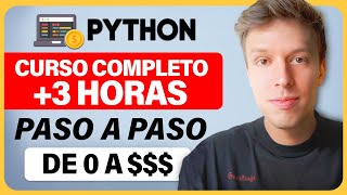 Curso GRATIS De Python  Cómo Aprender Python y Ganar Dinero Siendo Principiante [upl. by Berti]