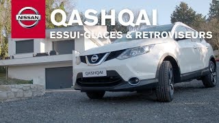 Tutoriel essuieglaces amp rétroviseurs  Nissan QASHQAI [upl. by Paxton]