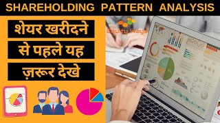 Shareholding Pattern Analysis in hindi  किसी भी कंपनी का शेयर होल्डिंग पैटर्न कैसे देखे [upl. by Wren]