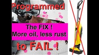 How to protect KÄRCHER FC 5 wet vacuum cleaner from programmed failure More oil less rust [upl. by Nylhtiak]