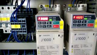 YASKAWA J1000 VFD  FREQUENCY CHANGE  J1000 VFD How to change frequency parameters wp kitchentech [upl. by Oiziruam]