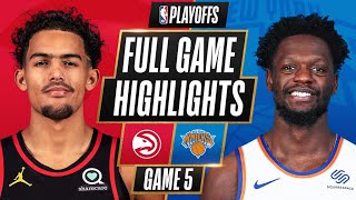 5 HAWKS at 4 KNICKS  FULL GAME HIGHLIGHTS  June 2 2021 [upl. by Micheil]