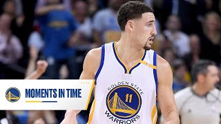 Tissot Moments in Time  Klay Thompson Scores 60 Points on 11 Dribbles  Dec 5 2016 [upl. by Domel840]