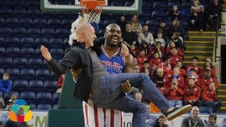 Harlem Globetrotters hype up fans at Prospera Place [upl. by Onnem]