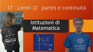 Istituzioni di Matematica 17  Limiti e continuità [upl. by Trevor]