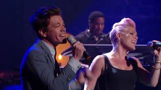 Pink feat Nate Ruess  Just Give Me a Reason 2013 live [upl. by Eiramik]