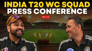 Rohit Sharma Press Conference LIVE  T20 World Cup LIVE  Hardik Pandya  Rinku Singh  BCCI News [upl. by Aitnahs61]