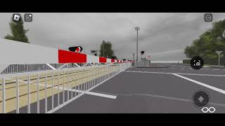 Maryhall Station Level Crossing  North Yorkshire Roblox 19092024 [upl. by Cypro83]