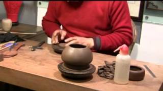 yixing teapot making process 1 [upl. by Ayital]