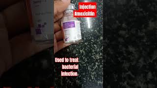 Injection Amoxicillin used to treat bacterial infection doctor rims medical motivation shorts [upl. by Lerual]