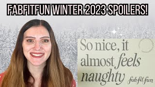 FABFITFUN BOX WINTER 2023 CUSTOMIZATION SPOILERS [upl. by Maxy]