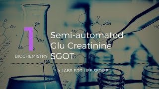 Semi Auto Analyzer Glu Creatinine and SGOT [upl. by Rezzani]