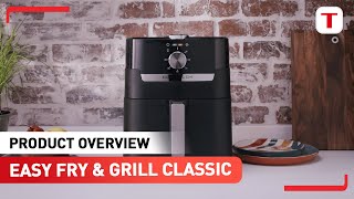 Discover the 2in1 Air Fryer and Grill  Tefal Easy Fry amp Grill Classic EY5018 [upl. by Erotavlas185]