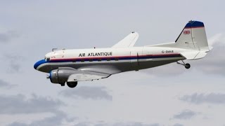 GIANT 15 SCALE RC DOUGLAS DAKOTA DC3 AIRLINER  ONBOARD CAMERAS  LMA ROUGHAM MODEL AIRSHOW  2015 [upl. by Pamelina]