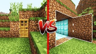 MINECRAFT FAIRE BASE SECRÈTE NOOB VS PRO  😱 COMMENT CONSTRUIRE [upl. by Nilpik]