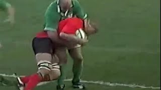 John Hayes Superb Try Saving Tackle on Brent Cockbain [upl. by Haroved300]