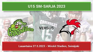 U15 SMsarja 2023 Crocodiles VS Roosters 2752023 [upl. by Lowery]