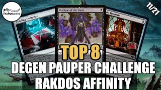 PAUPER CHALLENGERAKDOS AFFINITY 1121 [upl. by Aenej]