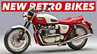 Top 7 New RETRO Motorcycles For 2024 [upl. by Nabla]