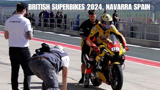 Navarra Spain 2024 British Superbikes HIGHLIGHT REEL [upl. by Naryb]