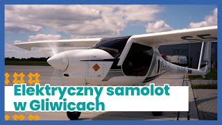 W Gliwicach testowano pierwszy na świecie SAMOLOT ELEKTRYCZNY [upl. by Ellicott864]