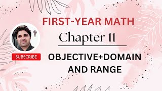 11th Class Math  Chapter 11 Objective  Domain and Range [upl. by Perry]