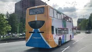 Hulleys of Baslow  258  Sheffield Bus Stn  Ladybower  Bamford  Yorkshire Bridge  Hathersage [upl. by Bart713]