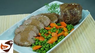 Polpettone al forno con carne e verdure – secondi piatti Meatloaf recipe [upl. by Malone684]