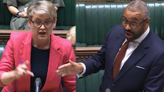 Home Secretary RAGES when caught out ‘chuckling’ about knife crime [upl. by Negaet206]