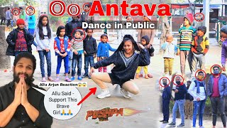 Oo Antava Oo Oo Antava Dance In Public  Pushpa Songs  Allu Arjun Rashmika  DSP  Razmiya [upl. by Kristi119]