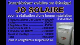 le congélateur solaire 2019 [upl. by Areid]