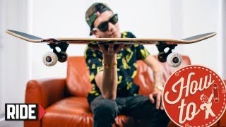 HowTo Skateboarding Build  Assemble a Skateboard with Spencer Nuzzi [upl. by Boleslaw247]