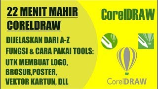 belajar coreldraw  tutorial corel draw x7 bahasa indonesia [upl. by Lethia]