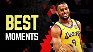 Bronny James Best Moments of the NBA [upl. by Ydnar]