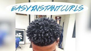 How To Get Curly Hair For Men Curls In 5 mins All Hair Types [upl. by Godart]