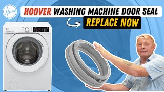 How to replace a washing machine door seal on Hoover Candy Iberian Teka Otsein amp Zerowatt [upl. by Davida]