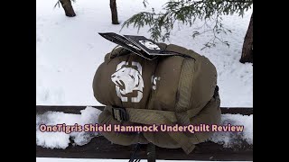 OneTigris Shield Hammock UnderQuilt Review [upl. by Nickey]