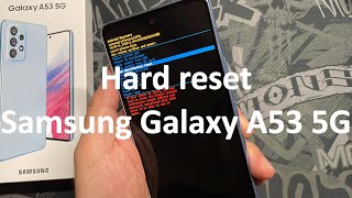 How to Hard Reset Samsung Galaxy A53 5G [upl. by Adnalohs636]