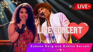 Zubeen Garg and Zublee Baruah music song live musicconcert [upl. by Ojibbob]