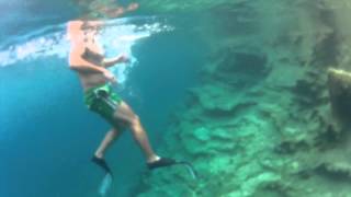 Snorkeling and Cliff Jumping  Desimi Beach in Lefkada Greece [upl. by Alie]