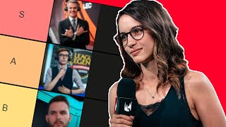 LEC CASTER TIER LIST  RANKING THE EUROPEAN ON AIR TALENT 2021 [upl. by Viola]