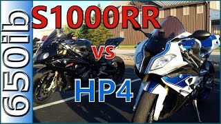 Kawasaki H2 Versus BMW S1000RR Drag Racing  VROOM 2016 [upl. by Inalel545]