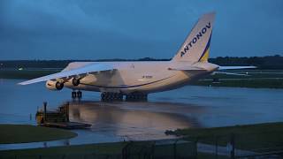 Antonov 124 at Eindhoven Airport UR82008 for Sint Maarten [upl. by Aennaej]