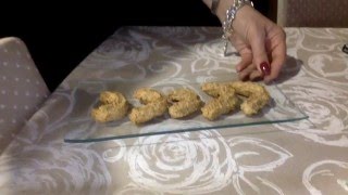 Biscotti Krumiri dietetici con impastatrice KitchenaAid [upl. by Auqinehs]