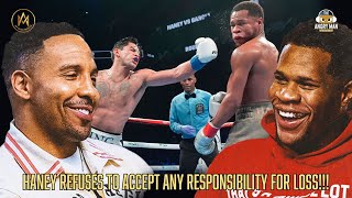 DEVIN HANEY REFUSES TO TAKE ANY RESPONSIBILITY FOR LOSS BLAMING PEDS FOR GETTING CAUGHT WITH HOOK [upl. by Saks]