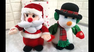 Rare Kleeneze Animated Musical Sing Along Santa amp Snowman Interactive Christmas Boxed Working [upl. by Fotina528]